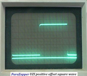 UZI-3 produces 100 percent positive signal ( stays above the baseline )and True Square Wave. Click for larger image.